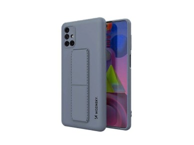 Wozinsky Kickstand Case silicone case with stand for Samsung Galaxy M51 blue Wozinsky Kickstand Case silicone case with stand for Samsung Galaxy M51 blue