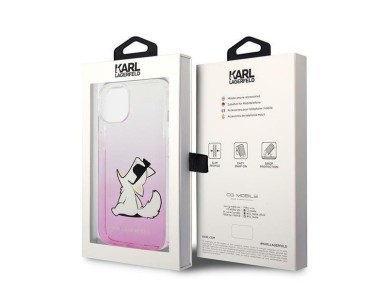 Karl Lagerfeld KLHCP14MCFNRCPI iPhone 14 Plus 6.7 "hardcase pink / pink Choupette Fun Karl Lagerfeld KLHCP14MCFNRCPI iPhone 14 Plus 6.7 "hardcase pink / pink Choupette Fun
