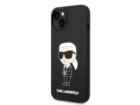 Funda de silicona Karl Lagerfeld Ikonik para iPhone 14 Plus - negra Funda de silicona Karl Lagerfeld Ikonik para iPhone 14 Plus - negra
