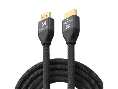 Wozinsky HDMI 2.1 Cable 8K 60 Hz 48 Gbps / 4K 120 Hz / 2K 144 Hz 5 m Silver (WHDMI-50)