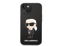 Funda de silicona Karl Lagerfeld Ikonik para iPhone 14 Plus - negra Funda de silicona Karl Lagerfeld Ikonik para iPhone 14 Plus - negra