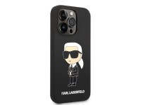 Funda de silicona Karl Lagerfeld Ikonik para iPhone 14 Pro - negra Funda de silicona Karl Lagerfeld Ikonik para iPhone 14 Pro - negra