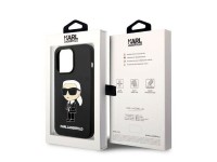 Funda de silicona Karl Lagerfeld Ikonik para iPhone 14 Pro - negra Funda de silicona Karl Lagerfeld Ikonik para iPhone 14 Pro - negra
