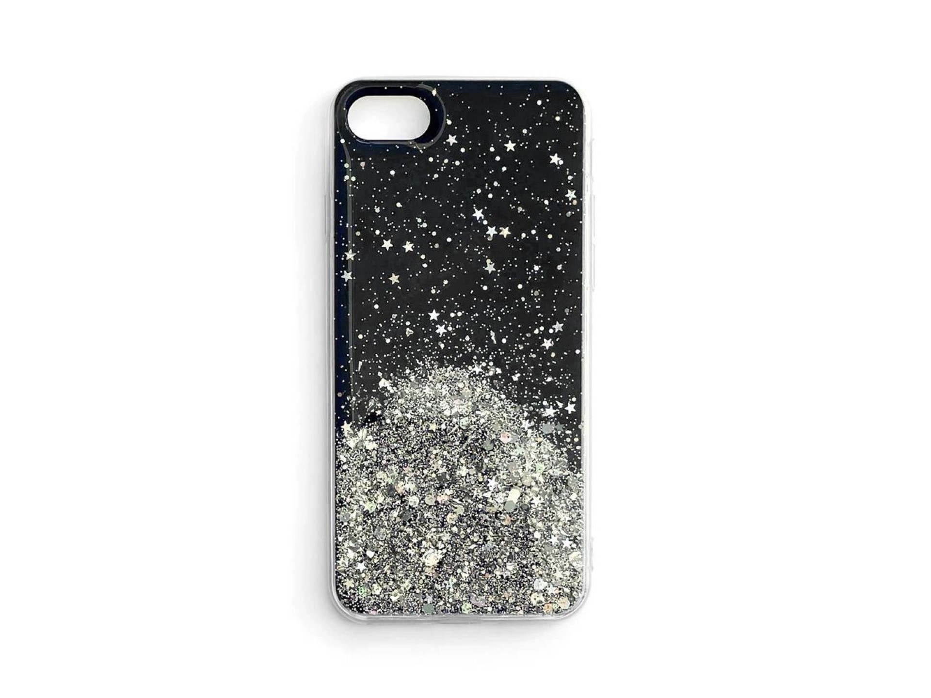 Capa brilhante Wozinsky Star Glitter para Xiaomi Redmi Note 9T 5G preta