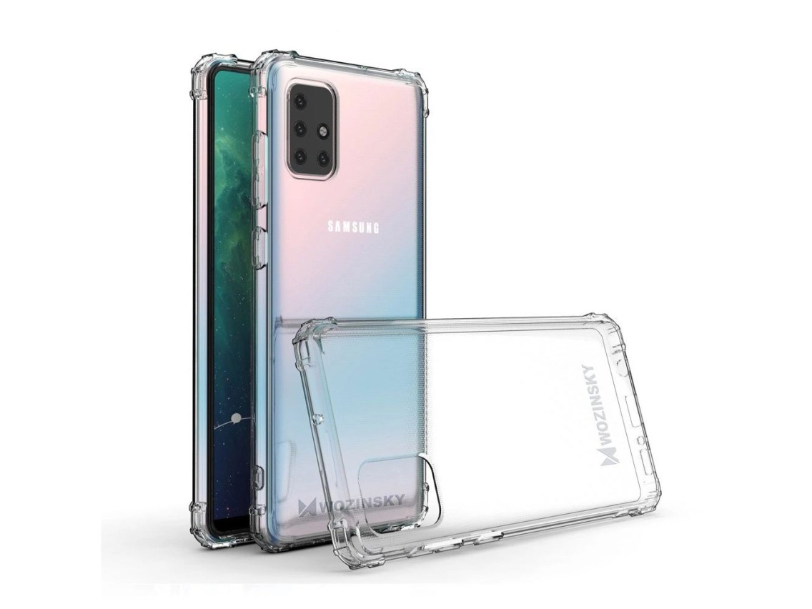 Capa Wozinsky Anti-Choque resistente com proteção de nível militar para Samsung Galaxy A72 4G transp