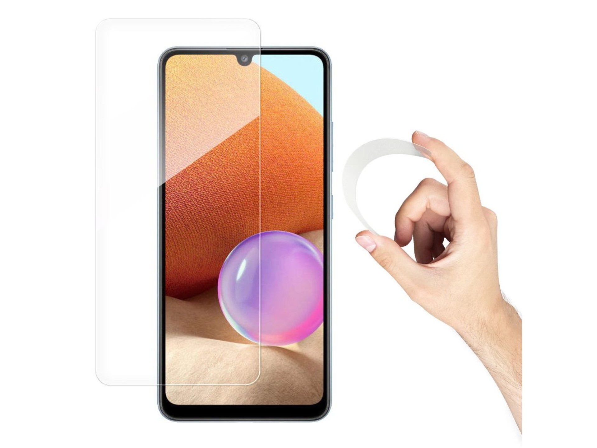 Wozinsky Nano Flexi Glass Hybrid Screen Protector Tempered Glass for Samsung Galaxy A42 5G