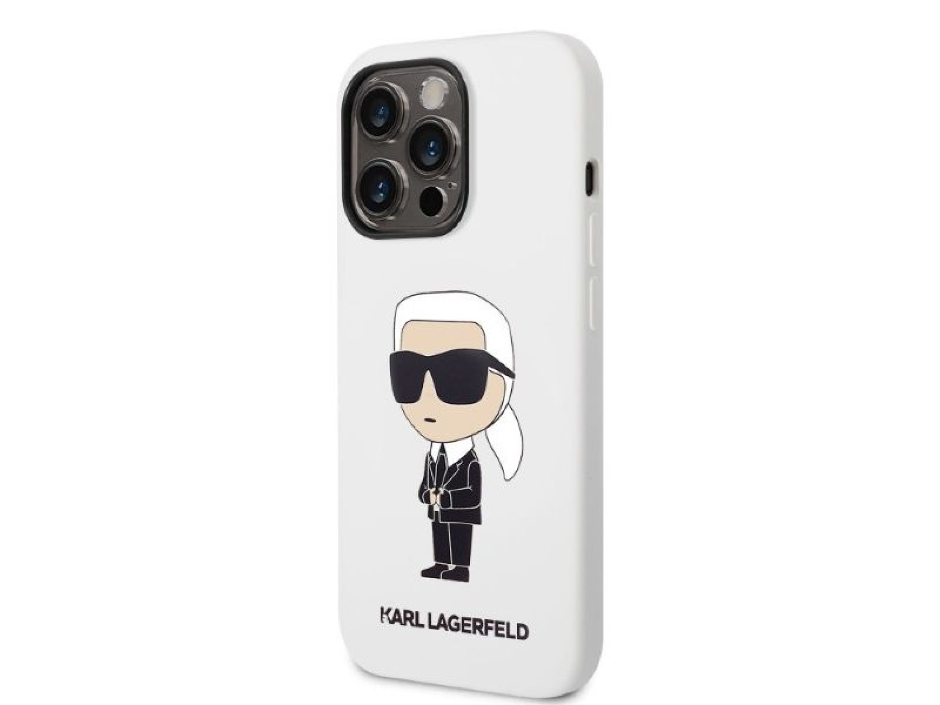 Capa rígida Karl Lagerfeld KLHCP14LSNIKBCH para iPhone 14 Pro 6.1