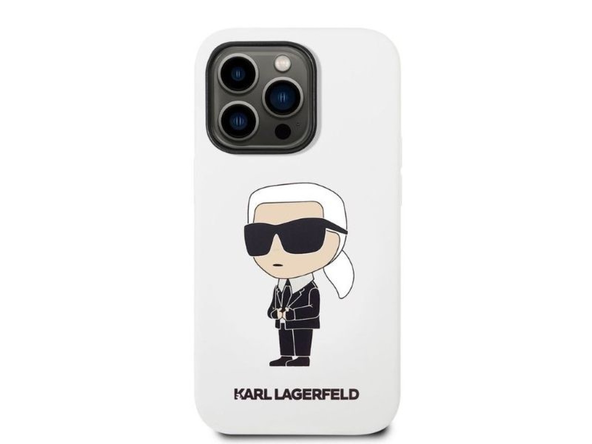 Capa rígida Karl Lagerfeld KLHCP14LSNIKBCH para iPhone 14 Pro 6.1
