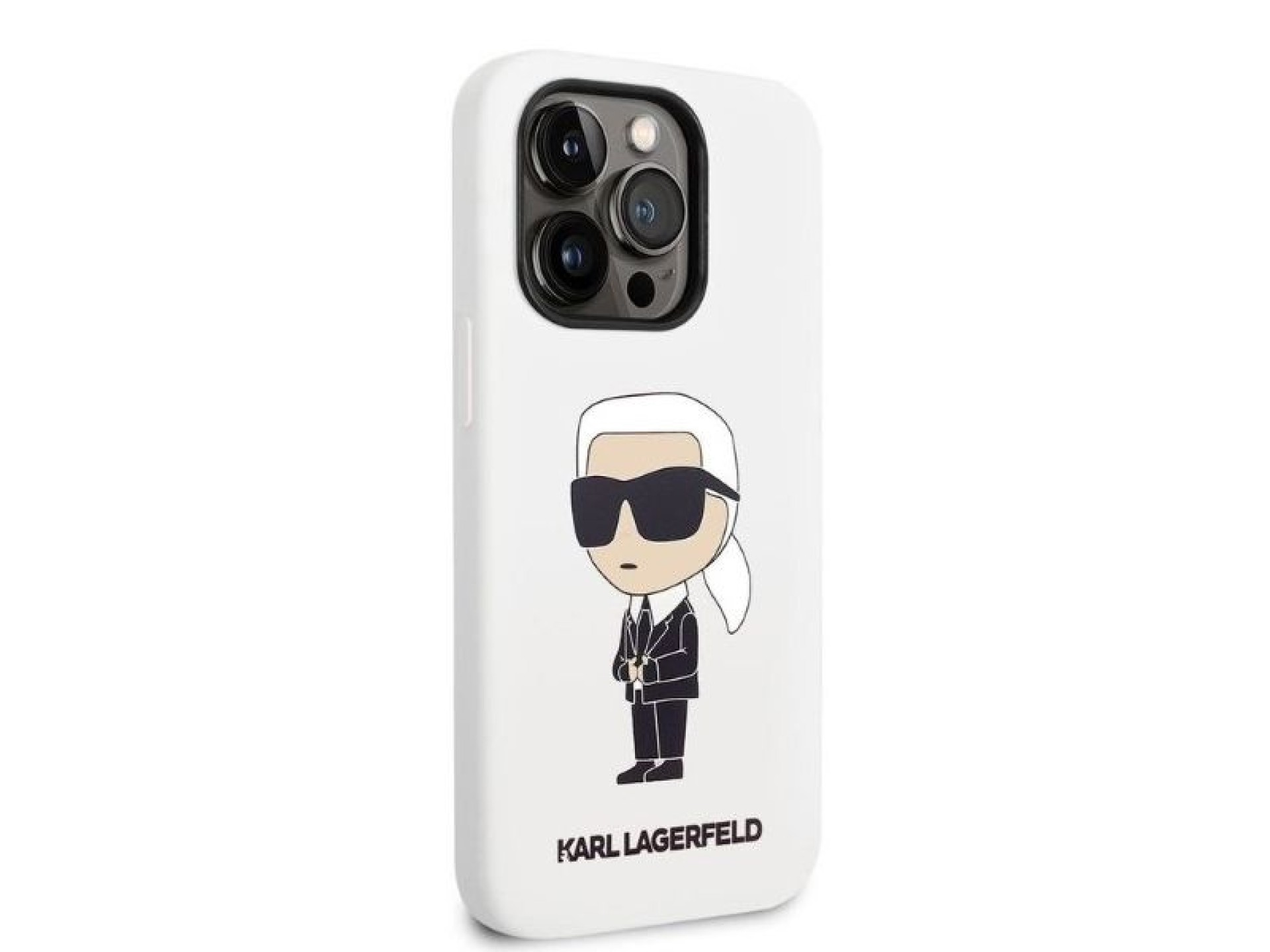 Capa rígida Karl Lagerfeld KLHCP14LSNIKBCH para iPhone 14 Pro 6.1