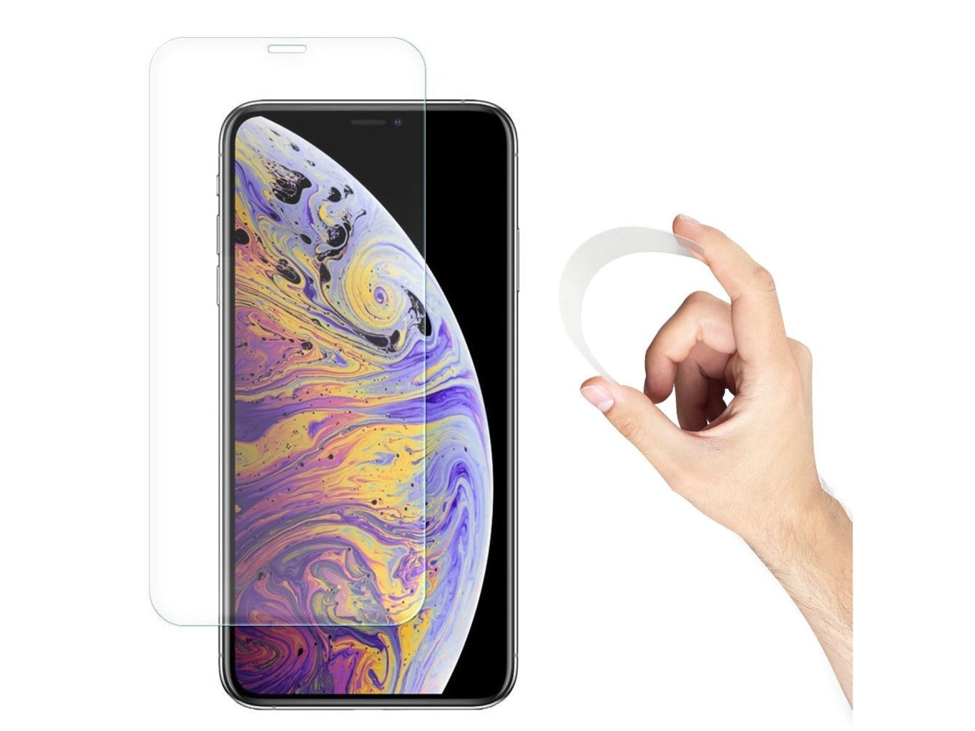 Protector de pantalla híbrido de vidrio templado Wozinsky Nano Flexi Glass para iPhone 13 mini