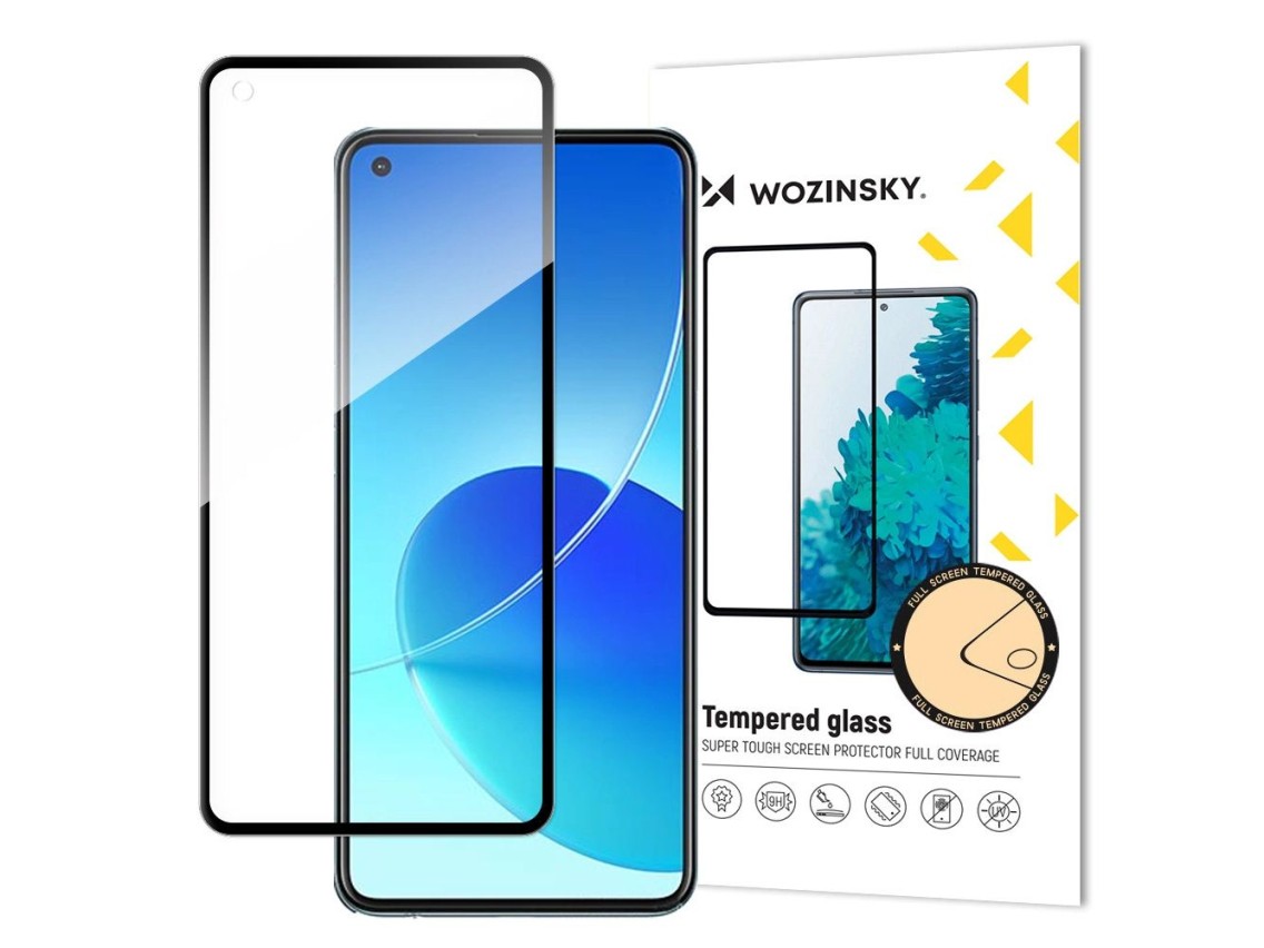 Wozinsky Tempered Glass Full Glue Super Tough Screen Protector Full Coveraged with Frame Case Friend