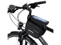 Bolsa para quadro de bicicleta Wozinsky, capa imperme�vel para celular, 1,5 l, preta (WBB26BK)