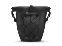 Alforja impermeable para bicicleta Wozinsky de 25 litros, color negro (WBB24BK)