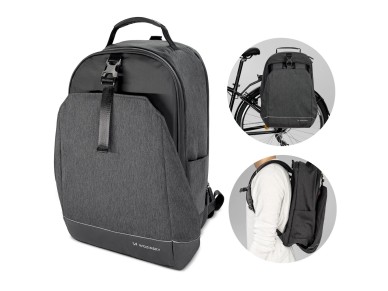 Wozinsky bicycle trunk bag, bicycle backpack with frame, 2-in-1, 40l, black (WBB33BK) Wozinsky bicycle trunk bag, bicycle backpack with frame, 2-in-1, 40l, black (WBB33BK)