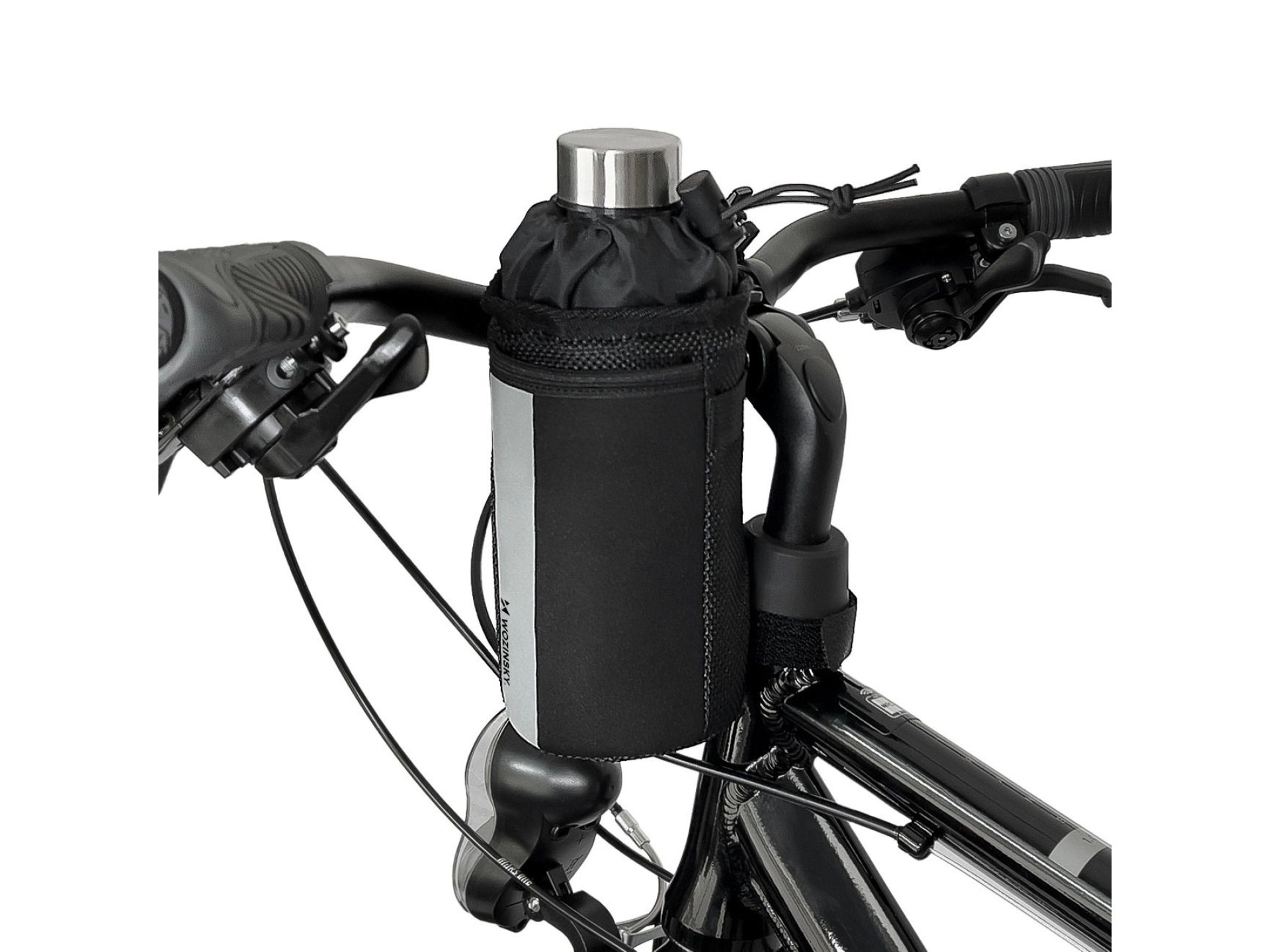Wozinsky Thermal Bottle Bag for Bike or Scooter 1L Black (WBB29BK)