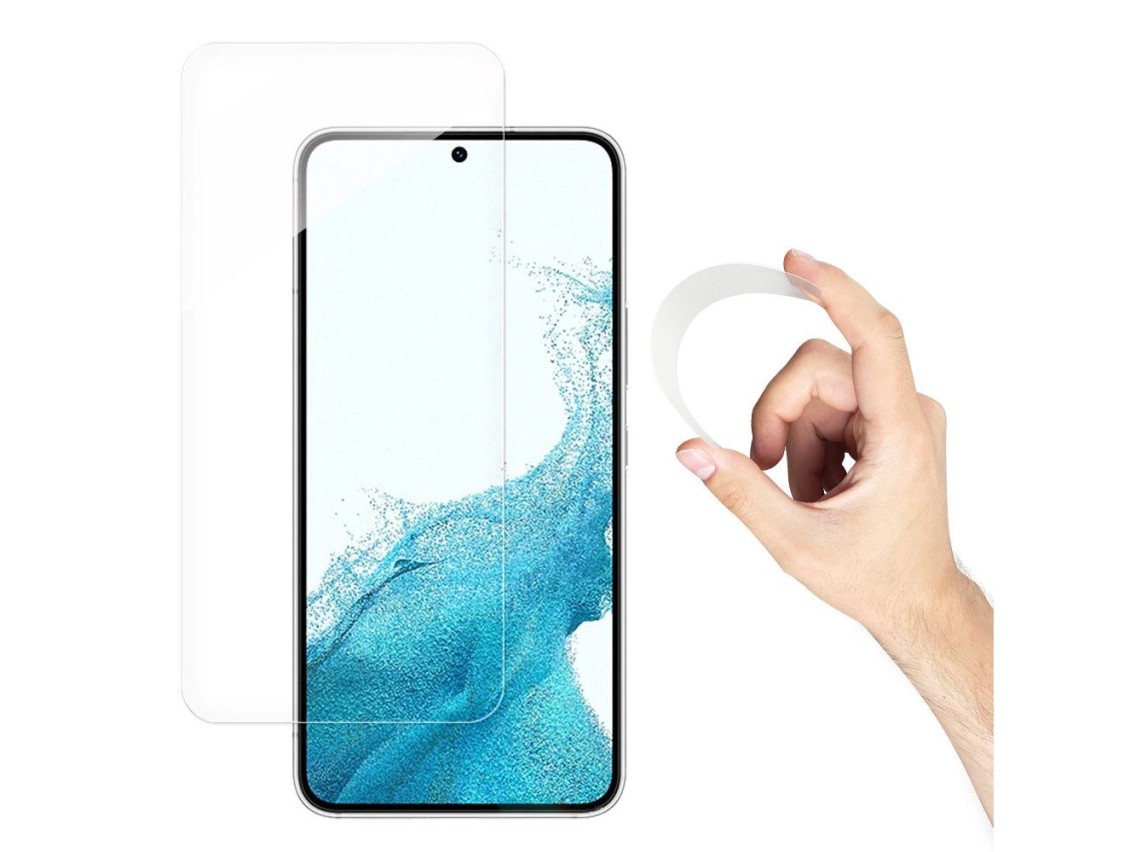 Protector de pantalla de vidrio flexible híbrido Wozinsky Nano Flexi para Samsung Galaxy S22+ (S22 P