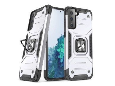 Wozinsky Ring Armor Tough Hybrid Case Cover + Magnetic Mount for Samsung Galaxy S22 + (S22 Plus) Sil Wozinsky Ring Armor Tough Hybrid Case Cover + Magnetic Mount for Samsung Galaxy S22 + (S22 Plus) Sil