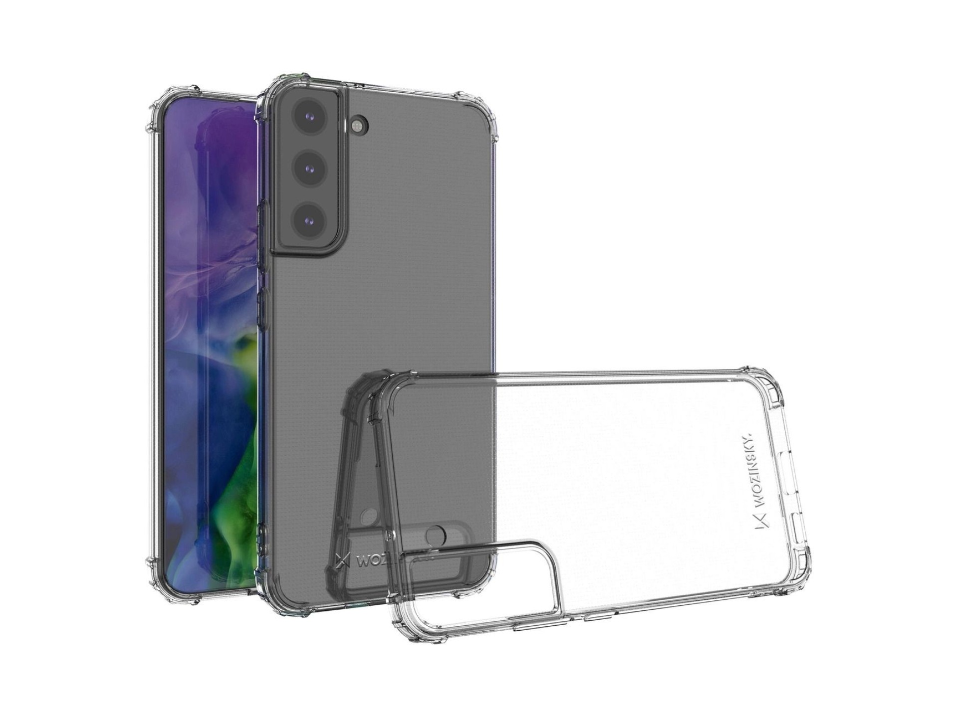 Capa protetora Wozinsky Anti-Choque para Samsung Galaxy S22+ (S22 Plus) transparente