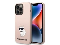 Karl Lagerfeld KLHCP14LSNCHBCP Capa rígida rosa/silicone rosa Choupette para iPhone 14 Pro 6.1" Karl Lagerfeld KLHCP14LSNCHBCP Capa rígida rosa/silicone rosa Choupette para iPhone 14 Pro 6.1"
