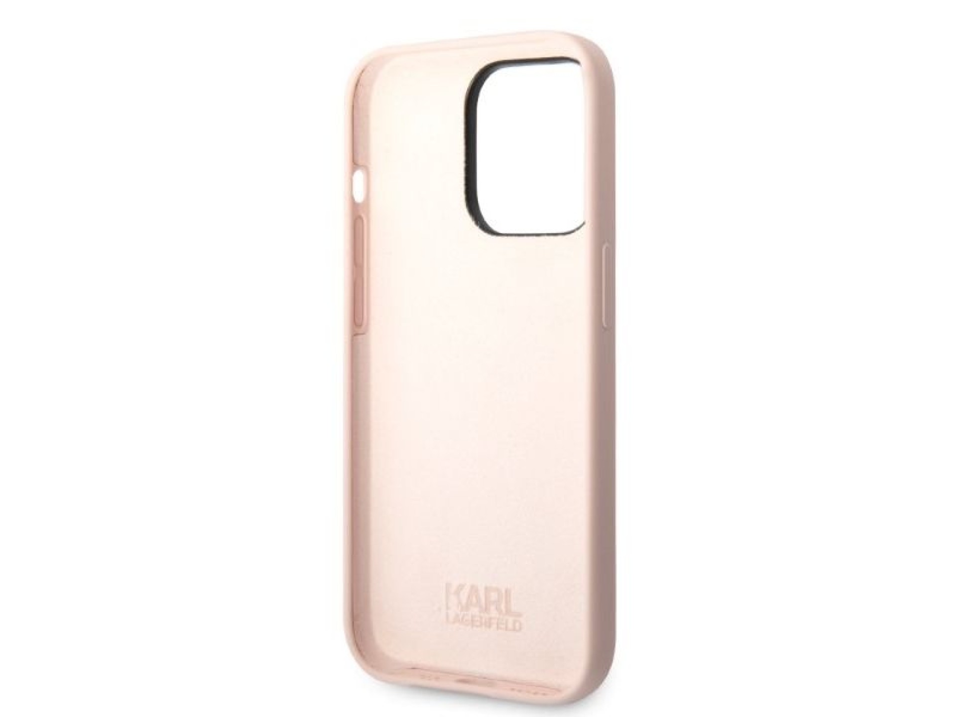 Funda de silicona Karl Lagerfeld Choupette para iPhone 14 Pro Max - rosa