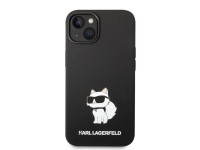 Capa de silicone Choupette de Karl Lagerfeld para iPhone 14 Plus - preta Capa de silicone Choupette de Karl Lagerfeld para iPhone 14 Plus - preta