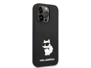 Karl Lagerfeld Silicone Choupette case for iPhone 14 Pro Max - black Karl Lagerfeld Silicone Choupette case for iPhone 14 Pro Max - black