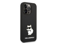 Funda de silicona Karl Lagerfeld Choupette para iPhone 14 Pro Max - negra Funda de silicona Karl Lagerfeld Choupette para iPhone 14 Pro Max - negra