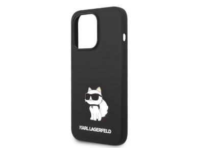 Karl Lagerfeld Silicone Choupette case for iPhone 14 Pro Max - black Karl Lagerfeld Silicone Choupette case for iPhone 14 Pro Max - black