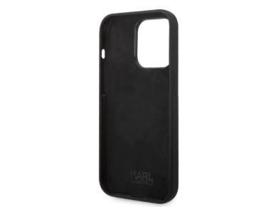 Karl Lagerfeld Silicone Choupette case for iPhone 14 Pro Max - black Karl Lagerfeld Silicone Choupette case for iPhone 14 Pro Max - black