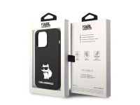 Funda de silicona Karl Lagerfeld Choupette para iPhone 14 Pro Max - negra Funda de silicona Karl Lagerfeld Choupette para iPhone 14 Pro Max - negra