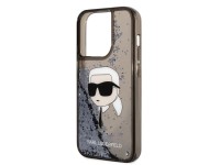 Karl Lagerfeld Glitter Karl's Head case for iPhone 14 Pro Max - black Karl Lagerfeld Glitter Karl's Head case for iPhone 14 Pro Max - black