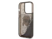 Karl Lagerfeld Glitter Karl's Head case for iPhone 14 Pro Max - black Karl Lagerfeld Glitter Karl's Head case for iPhone 14 Pro Max - black