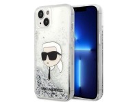 Karl Lagerfeld KLHCP14MLNKHCH iPhone 14 Plus 6.7" plateado/carcasa rígida plateada Glitter Karl Head Karl Lagerfeld KLHCP14MLNKHCH iPhone 14 Plus 6.7" plateado/carcasa rígida plateada Glitter Karl Head