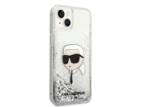 Karl Lagerfeld KLHCP14MLNKHCH iPhone 14 Plus 6.7" plateado/carcasa rígida plateada Glitter Karl Head Karl Lagerfeld KLHCP14MLNKHCH iPhone 14 Plus 6.7" plateado/carcasa rígida plateada Glitter Karl Head
