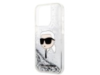 Karl Lagerfeld KLHCP14LLNKHCH iPhone 14 Pro 6.1" prateado/capa rígida prateada com glitter Karl Head Karl Lagerfeld KLHCP14LLNKHCH iPhone 14 Pro 6.1" prateado/capa rígida prateada com glitter Karl Head
