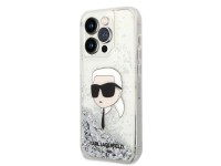 Karl Lagerfeld Glitter Karl's Head case for iPhone 14 Pro Max - silver Karl Lagerfeld Glitter Karl's Head case for iPhone 14 Pro Max - silver