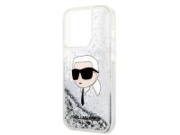 Karl Lagerfeld Glitter Karl's Head case for iPhone 14 Pro Max - silver Karl Lagerfeld Glitter Karl's Head case for iPhone 14 Pro Max - silver