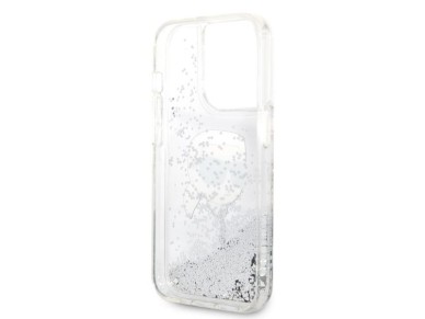 Karl Lagerfeld Glitter Karl's Head case for iPhone 14 Pro Max - silver Karl Lagerfeld Glitter Karl's Head case for iPhone 14 Pro Max - silver