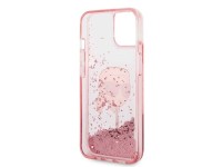 Karl Lagerfeld Glitter Karl's Head case for iPhone 14 Plus - pink Karl Lagerfeld Glitter Karl's Head case for iPhone 14 Plus - pink