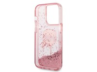 Funda Karl Lagerfeld Glitter Karl's Head para iPhone 14 Pro - rosa Funda Karl Lagerfeld Glitter Karl's Head para iPhone 14 Pro - rosa