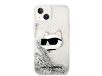 Karl Lagerfeld KLHCP14MLNHCCS iPhone 14 Plus 6.7" plateado/plateado estuche rígido Glitter Choupette Karl Lagerfeld KLHCP14MLNHCCS iPhone 14 Plus 6.7" plateado/plateado estuche rígido Glitter Choupette
