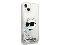 Karl Lagerfeld KLHCP14MLNHCCS iPhone 14 Plus 6.7" plateado/plateado estuche rígido Glitter Choupette Karl Lagerfeld KLHCP14MLNHCCS iPhone 14 Plus 6.7" plateado/plateado estuche rígido Glitter Choupette
