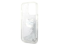 Karl Lagerfeld KLHCP14LLNHCCS iPhone 14 Pro 6.1" silver/silver hardcase Glitter Choupette Head Karl Lagerfeld KLHCP14LLNHCCS iPhone 14 Pro 6.1" silver/silver hardcase Glitter Choupette Head