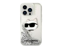 Karl Lagerfeld KLHCP14XLNHCS iPhone 14 Pro Max 6.7" prateado/capa rígida prateada com glitter Choupe Karl Lagerfeld KLHCP14XLNHCS iPhone 14 Pro Max 6.7" prateado/capa rígida prateada com glitter Choupe