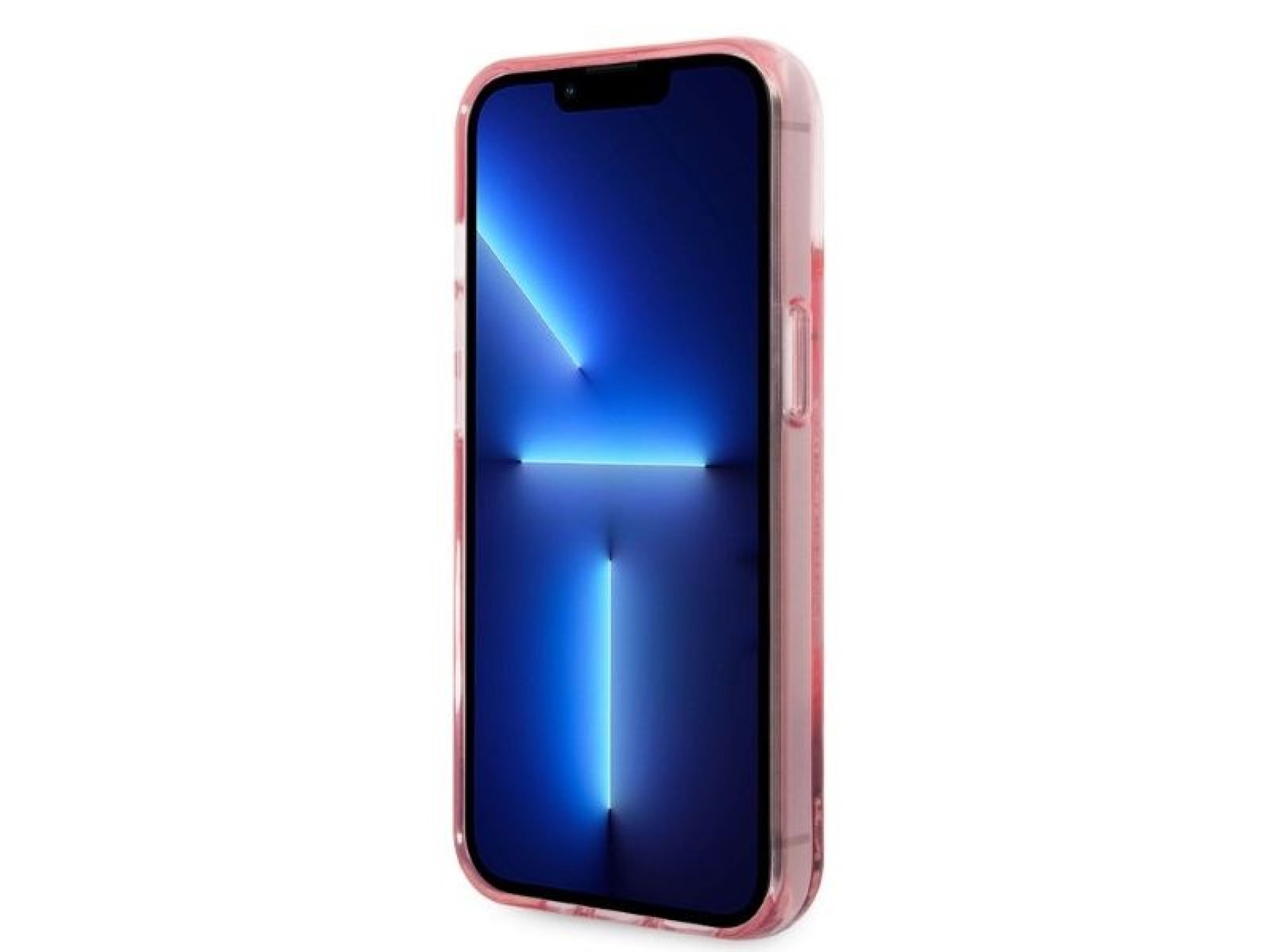 Capa Karl Lagerfeld Glitter Choupette Head para iPhone 14 Plus - rosa