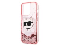 Karl Lagerfeld KLHCP14LLNCHCP iPhone 14 Pro 6.1" rosa/rosa estuche rígido Glitter Choupette Head Karl Lagerfeld KLHCP14LLNCHCP iPhone 14 Pro 6.1" rosa/rosa estuche rígido Glitter Choupette Head