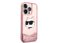 Karl Lagerfeld KLHCP14XLNCHCP iPhone 14 Pro Max 6.7" rosa/rosa estuche rígido Glitter Choupette Head Karl Lagerfeld KLHCP14XLNCHCP iPhone 14 Pro Max 6.7" rosa/rosa estuche rígido Glitter Choupette Head