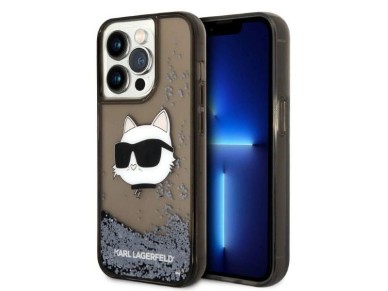 Karl Lagerfeld KLHCP14XLNCHCK iPhone 14 Pro Max 6.7" negro/negro estuche rígido Glitter Choupette He Karl Lagerfeld KLHCP14XLNCHCK iPhone 14 Pro Max 6.7" negro/negro estuche rígido Glitter Choupette He