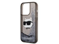 Karl Lagerfeld KLHCP14XLNCHCK iPhone 14 Pro Max 6.7" negro/negro estuche rígido Glitter Choupette He Karl Lagerfeld KLHCP14XLNCHCK iPhone 14 Pro Max 6.7" negro/negro estuche rígido Glitter Choupette He