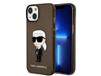 Funda Karl Lagerfeld Ikonik Karl para iPhone 14 Plus - negra